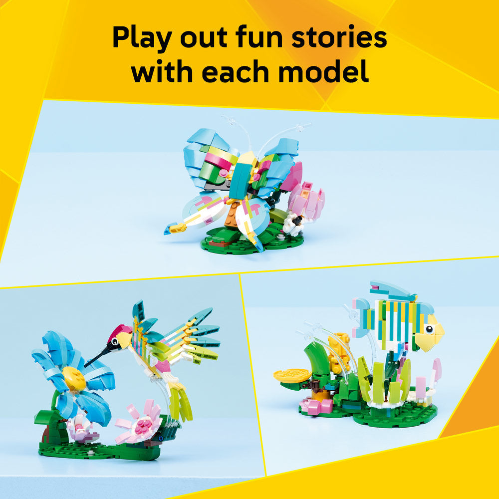 LEGO® Creator 3 in1 Wild Animals: Colourful Hummingbird Decor 31384