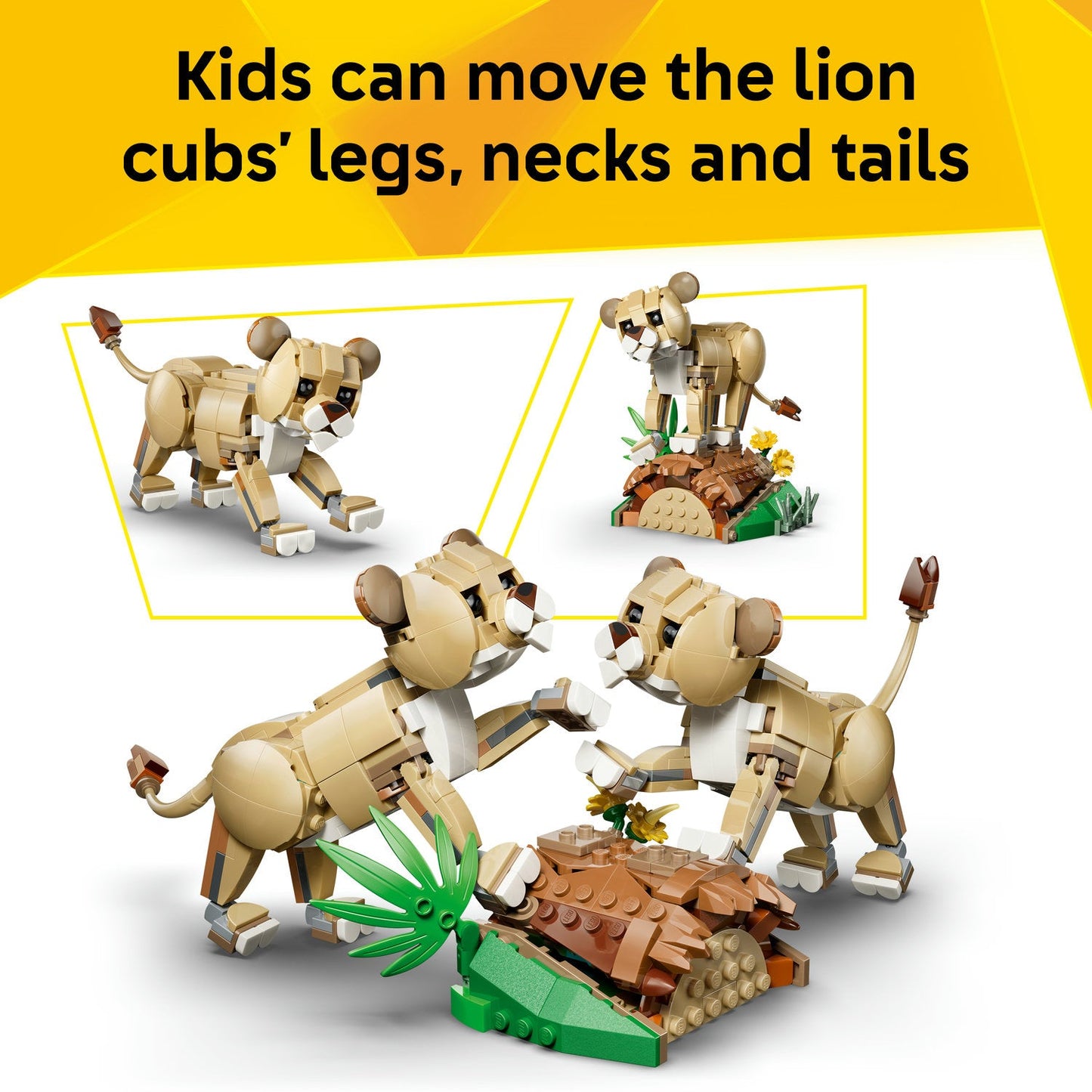 LEGO® Creator 3 in 1 Wild Animals: Majestic Lion Toy 31386