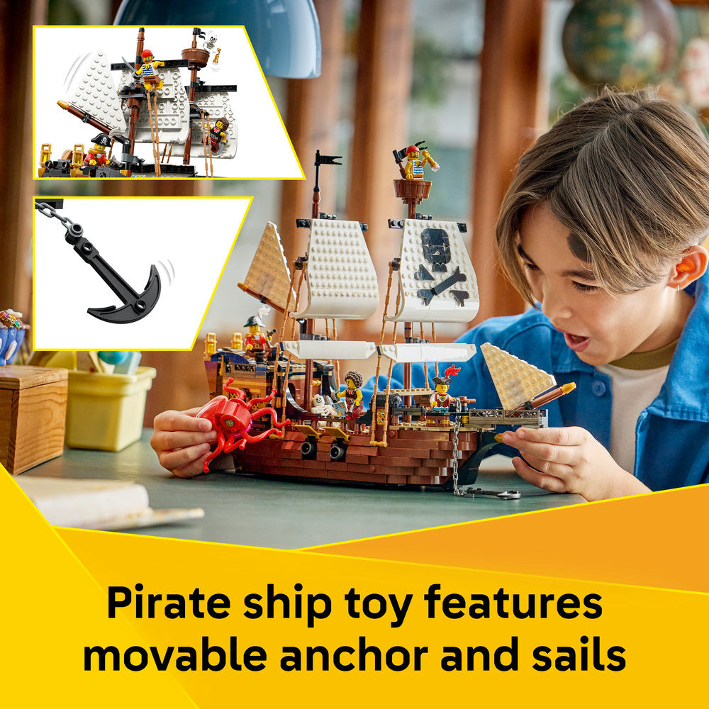 LEGO® Creator 3 in 1 Iconic Pirate Ship Toy 31387