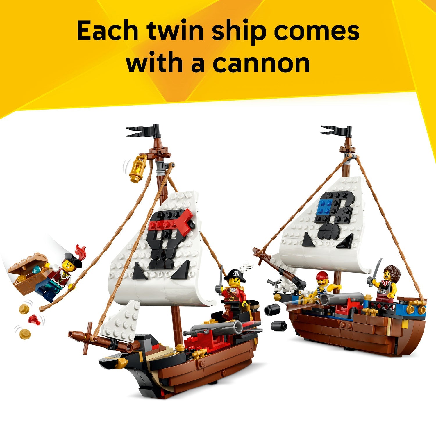 LEGO® Creator 3 in 1 Iconic Pirate Ship Toy 31387