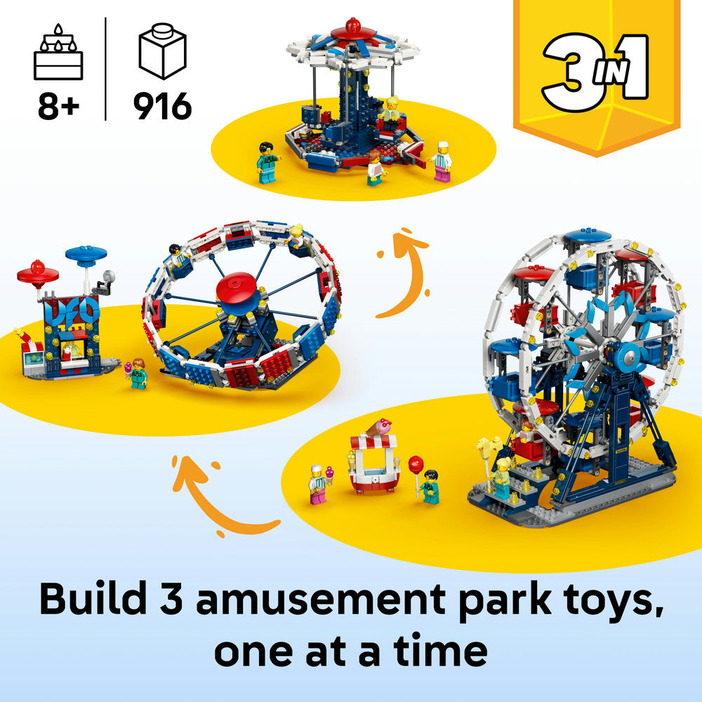 LEGO® Creator 3 in 1 Iconic Ferris Wheel Building Toy 31389
