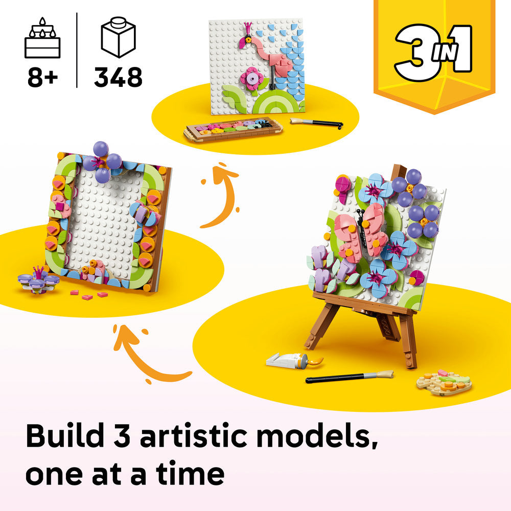 LEGO® Creator 3 in 1 Floral Art Decor Painting 31390