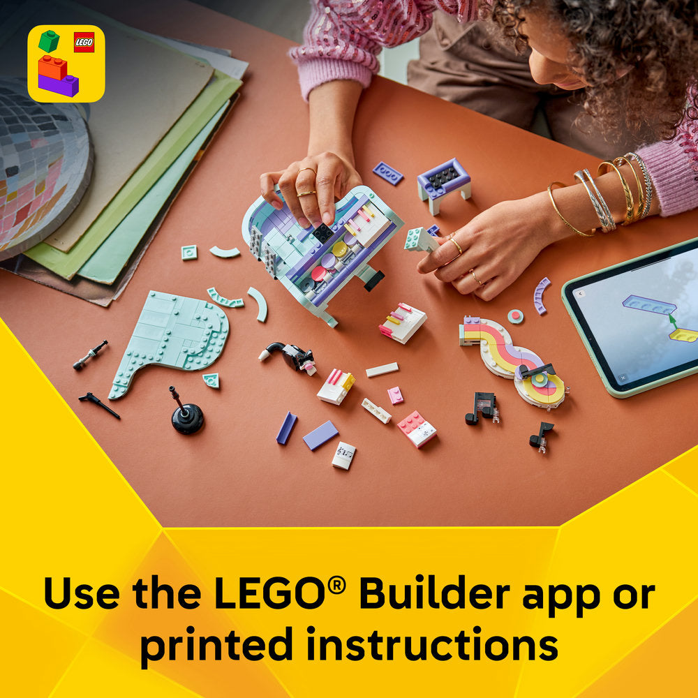 LEGO® Creator 3 in 1 Music Decor Piano with Cat 31392