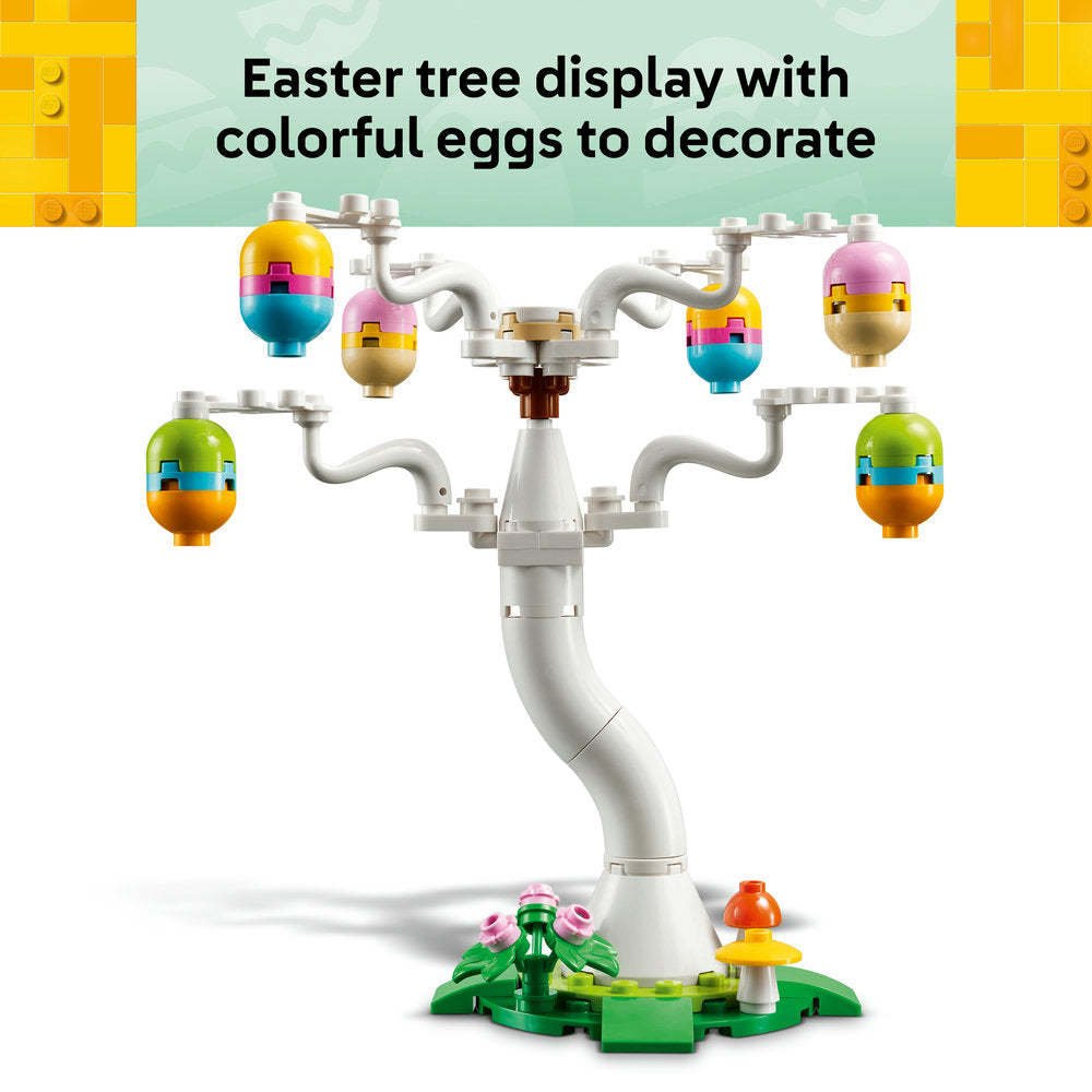 LEGO® Easter Bunny and Chick Egg Hunt Animal Toy Playset Building Kit 40808