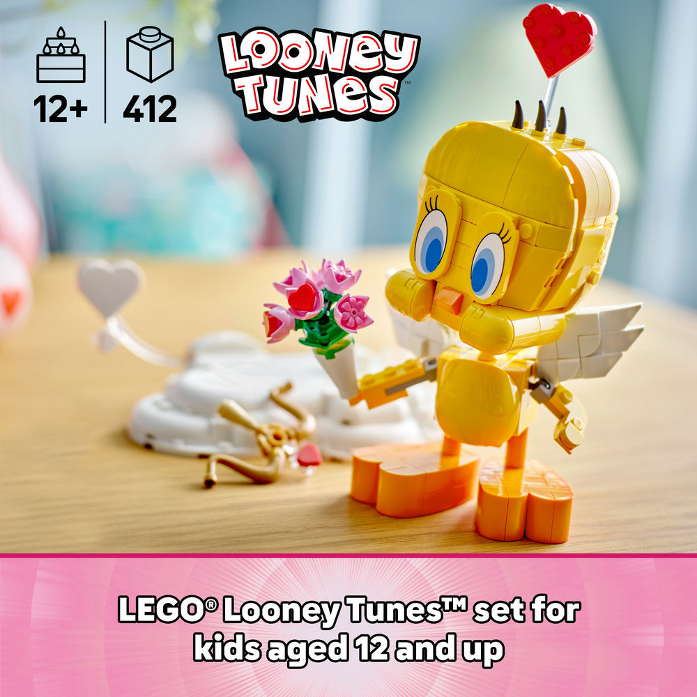LEGO® Looney Tunes™ Sweetheart Tweety Bird Figure Display Building Kit 40824