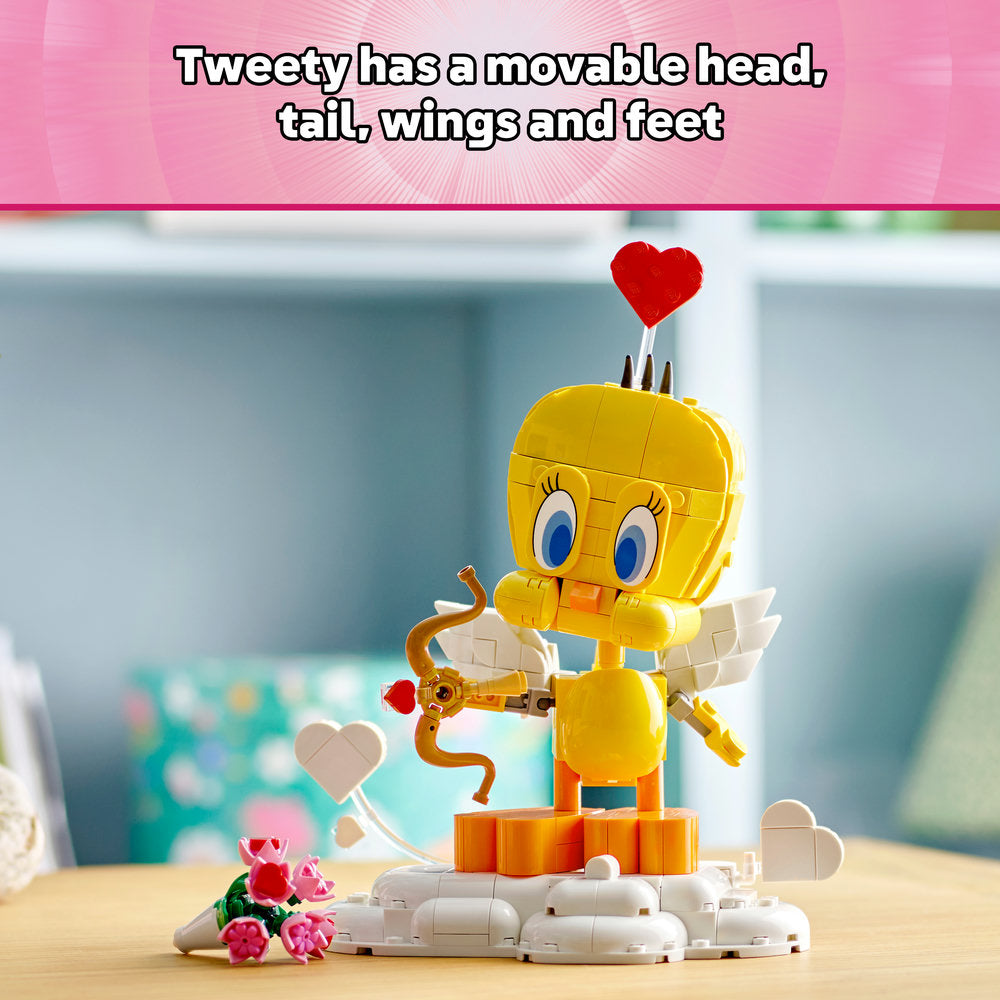 LEGO® Looney Tunes™ Sweetheart Tweety Bird Figure Display Building Kit 40824