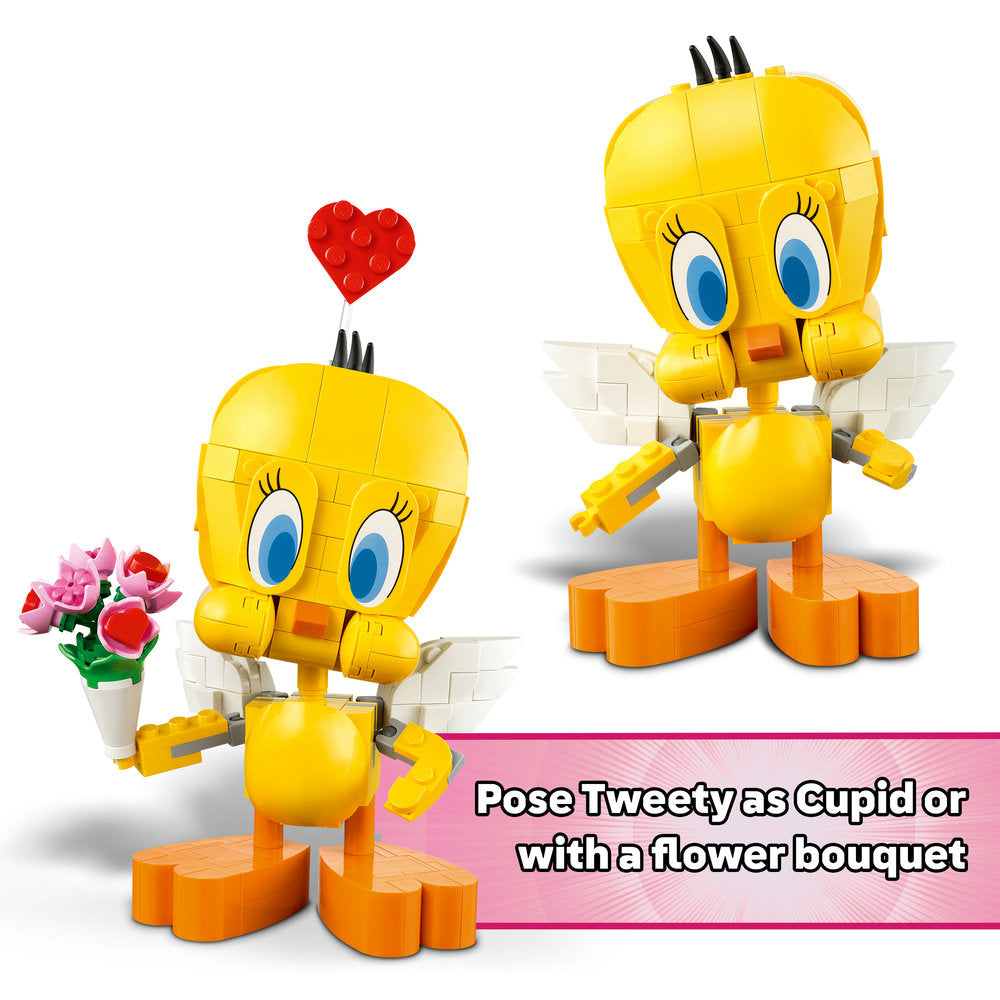 LEGO® Looney Tunes™ Sweetheart Tweety Bird Figure Display Building Kit 40824