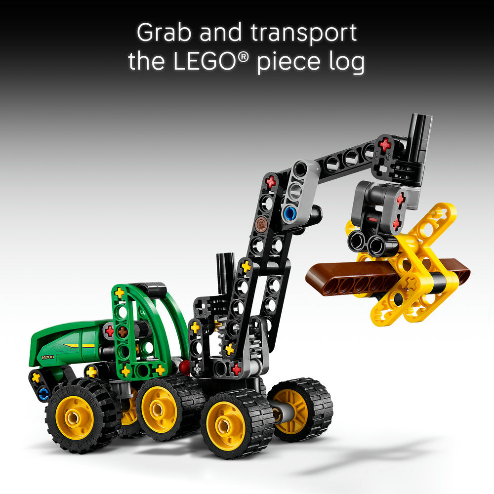 LEGO® Technic John Deere 1470H Wheeled Harvester Model Building Toy 42218