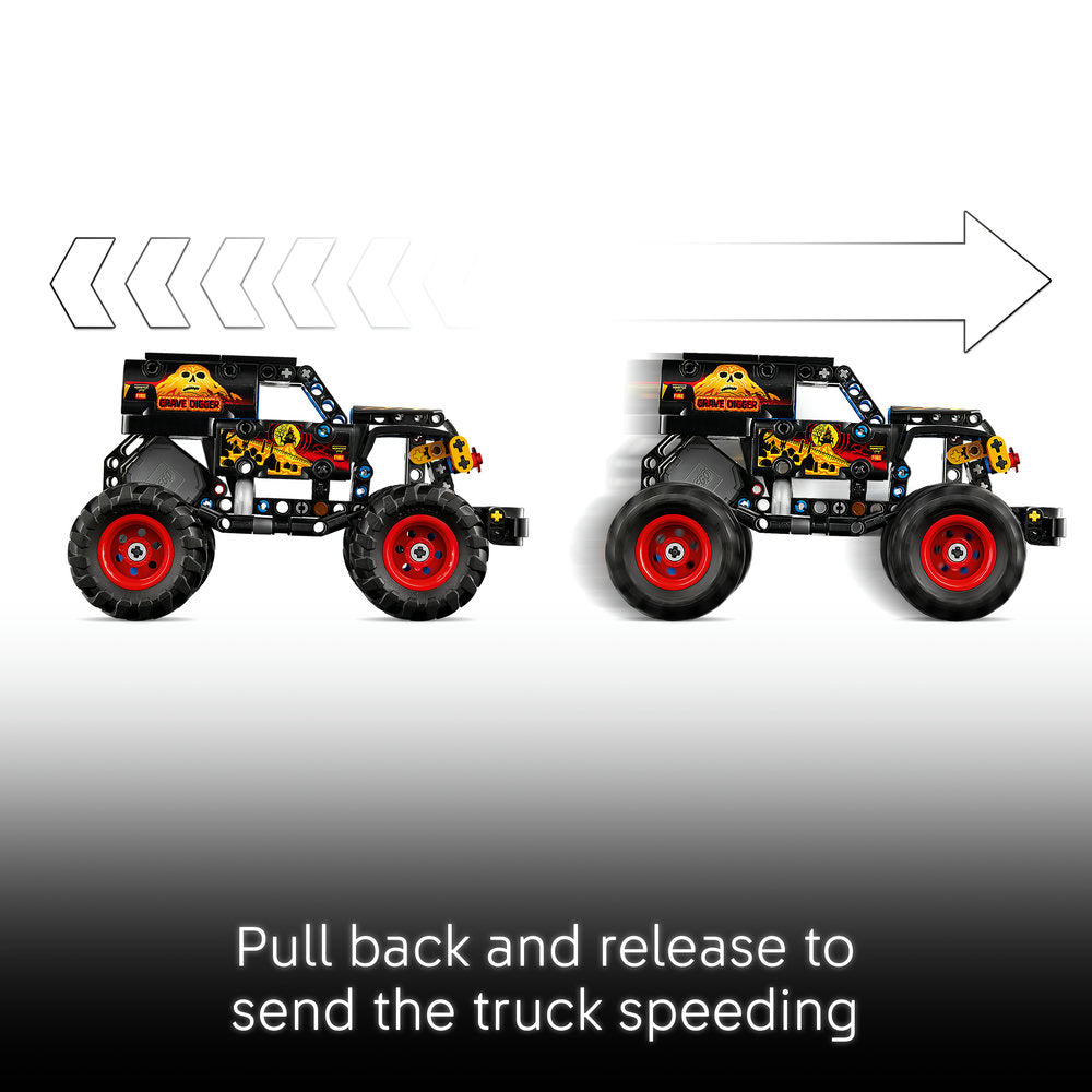 LEGO® Technic Monster Jam™ Grave Digger™ Fire and Ice 42219