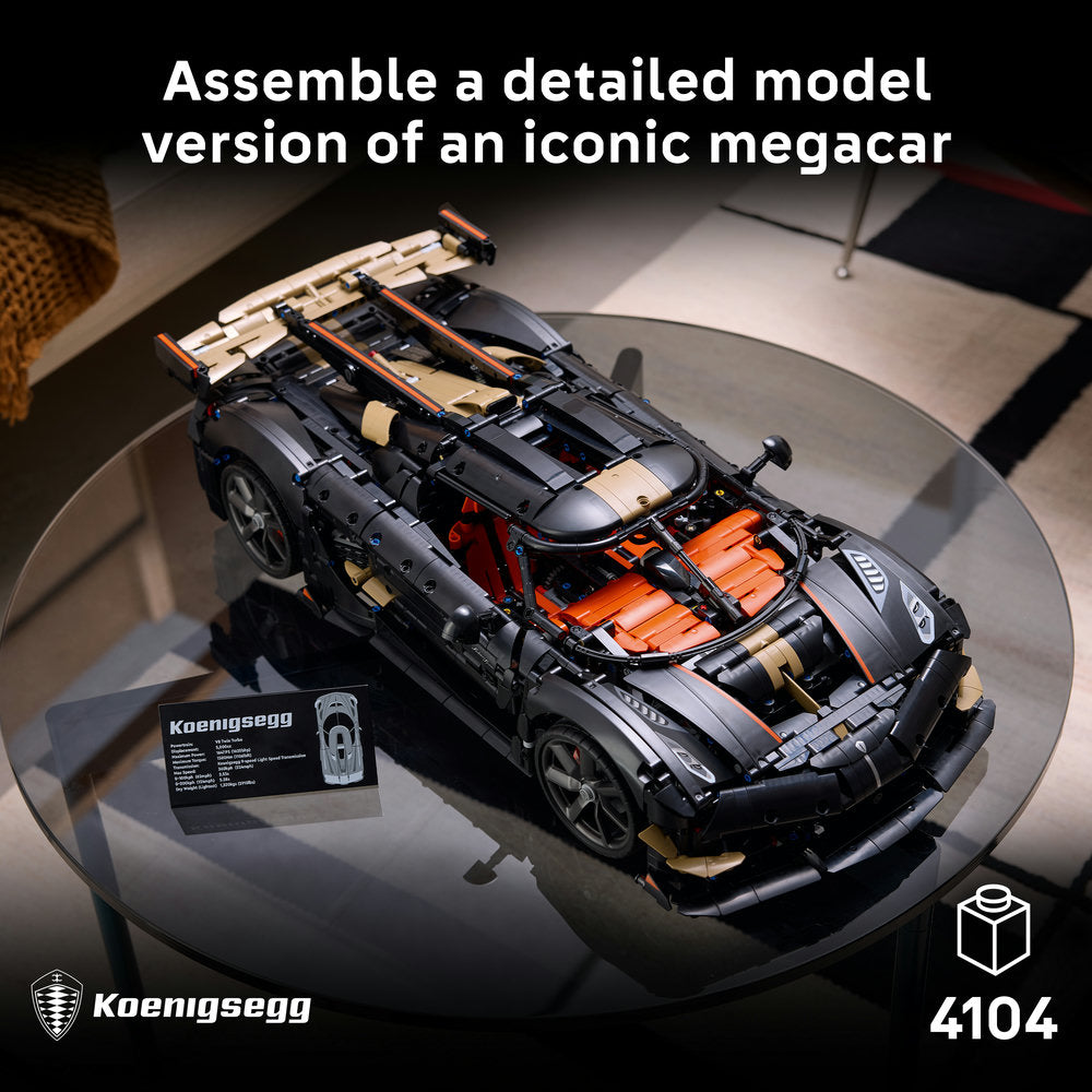 LEGO® Technic™ Koenigsegg Sadair’s Spear Megacar Set 42232