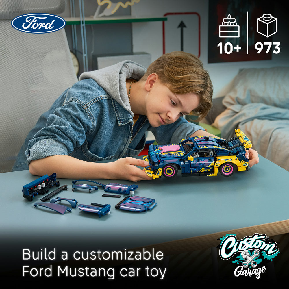 LEGO® Technic™ Custom Garage Ford Mustang GT Car Toy 42236