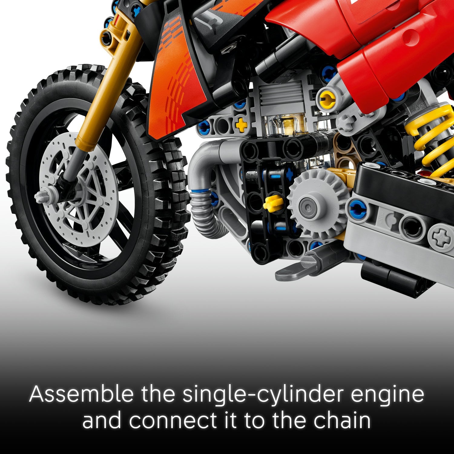 LEGO® Technic™ Ducati Desmo450 MX Factory Motorcycle 42238