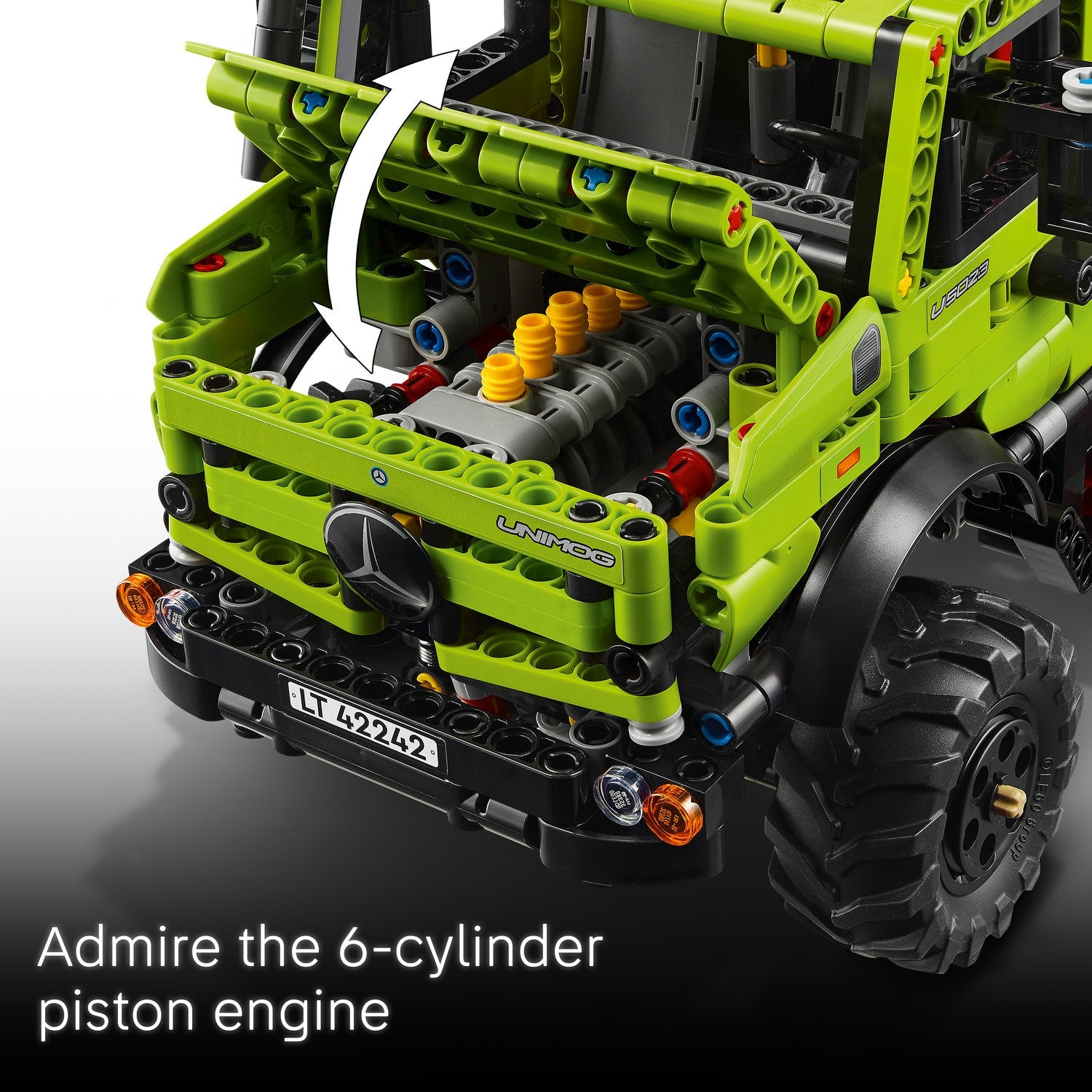 LEGO® Technic™ Mercedes-Benz Unimog U 5023 with Crane 42242
