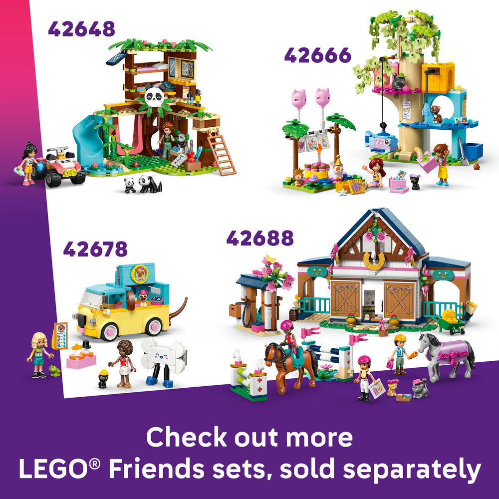 LEGO® Friends Dog Treats Bakery Building Toy Playset 42677