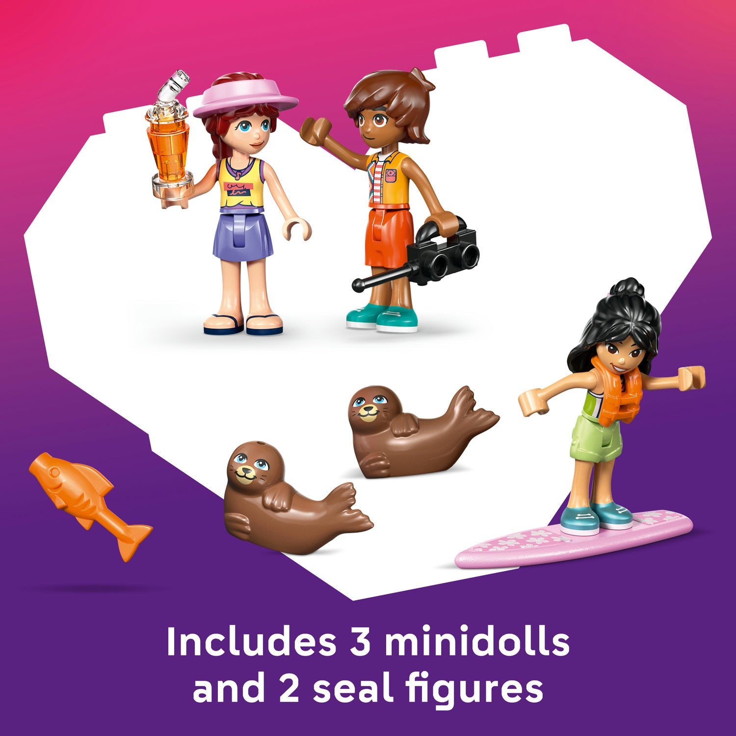 LEGO® Friends Beach House with Seals Building Kit 42699