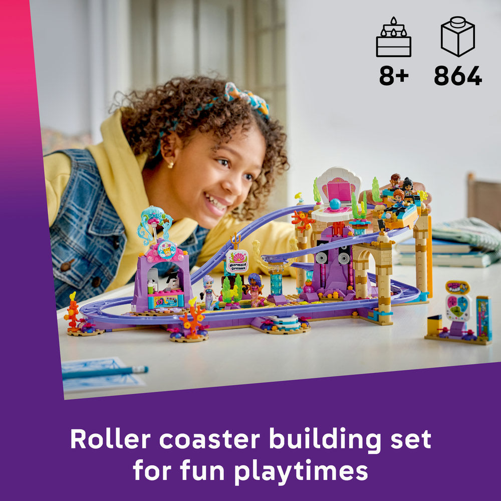 LEGO® Friends Mermaid Roller Coaster Ride Building Toy 42703