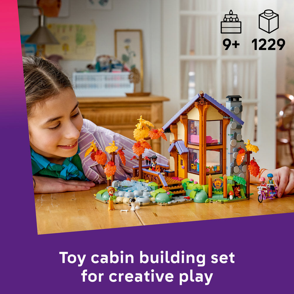 LEGO® Friends Cosy Autumn Forest Cabin Building Toy 42705