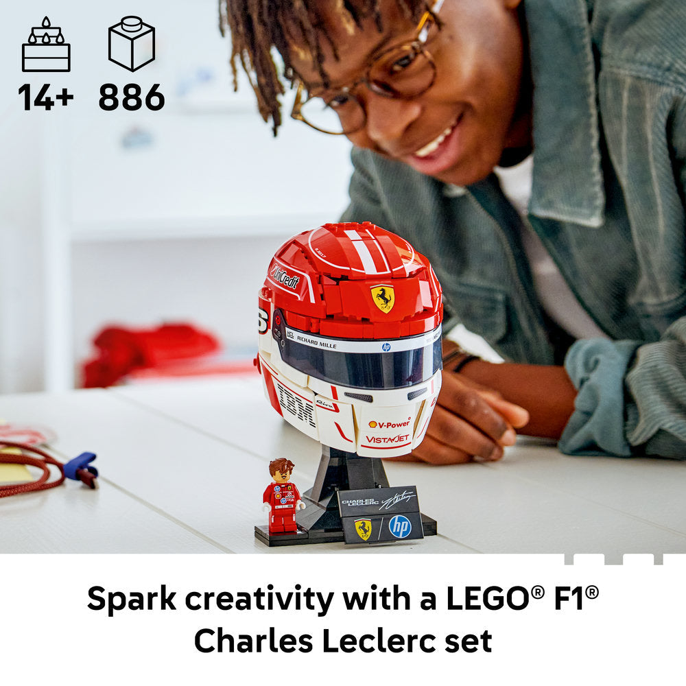 LEGO® Editions Scuderia Ferrari HP Charles Leclerc Helmet 43014