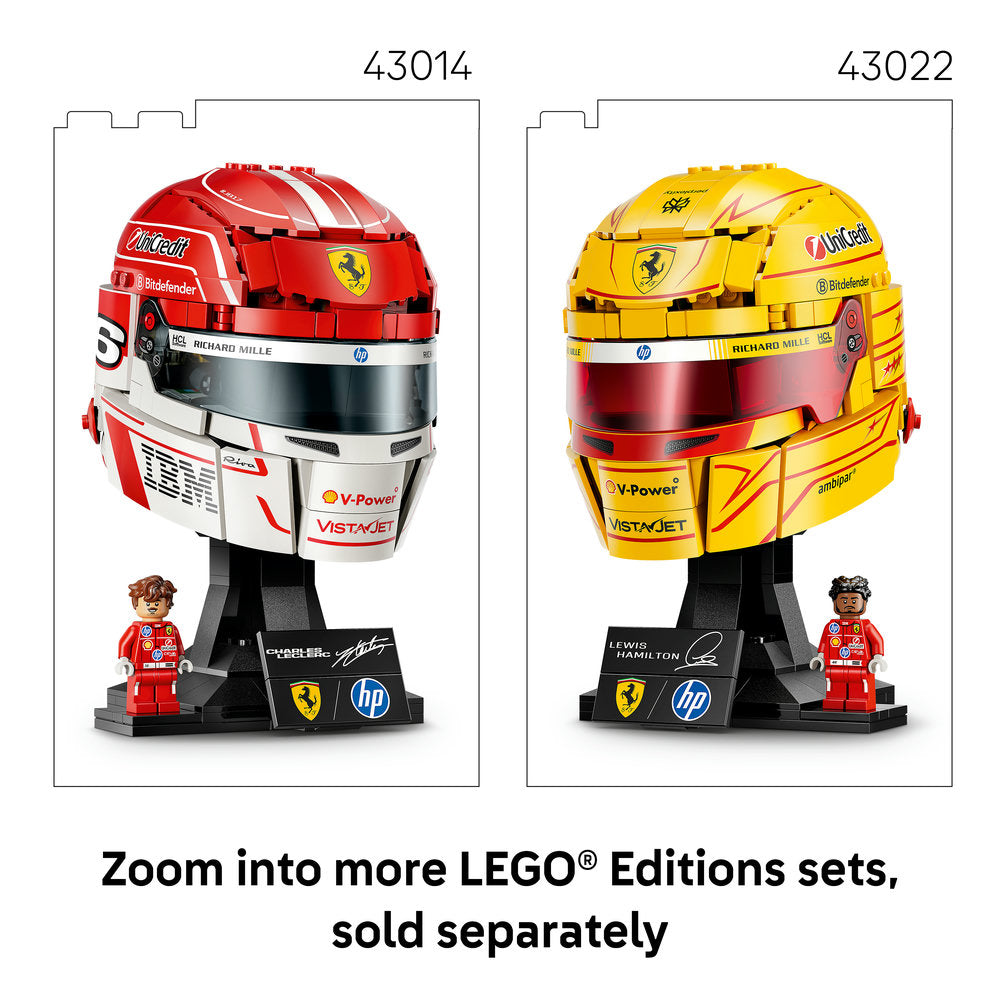LEGO® Editions Scuderia Ferrari HP Lewis Hamilton Helmet 43022