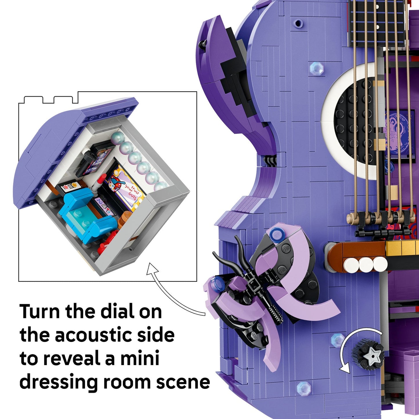 LEGO® Editions Olivia Rodrigo’s Dual Guitar 43031