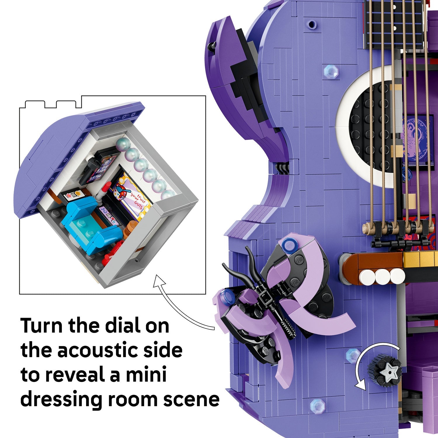 LEGO® Editions Olivia Rodrigo’s Dual Guitar 43031
