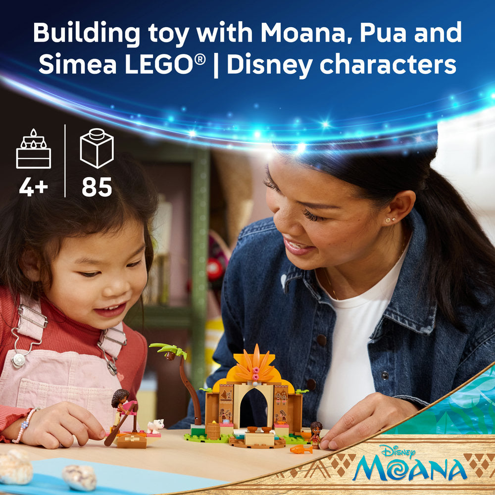 LEGO® ǀ Disney Moana Village House & Boat Building Toy 43282