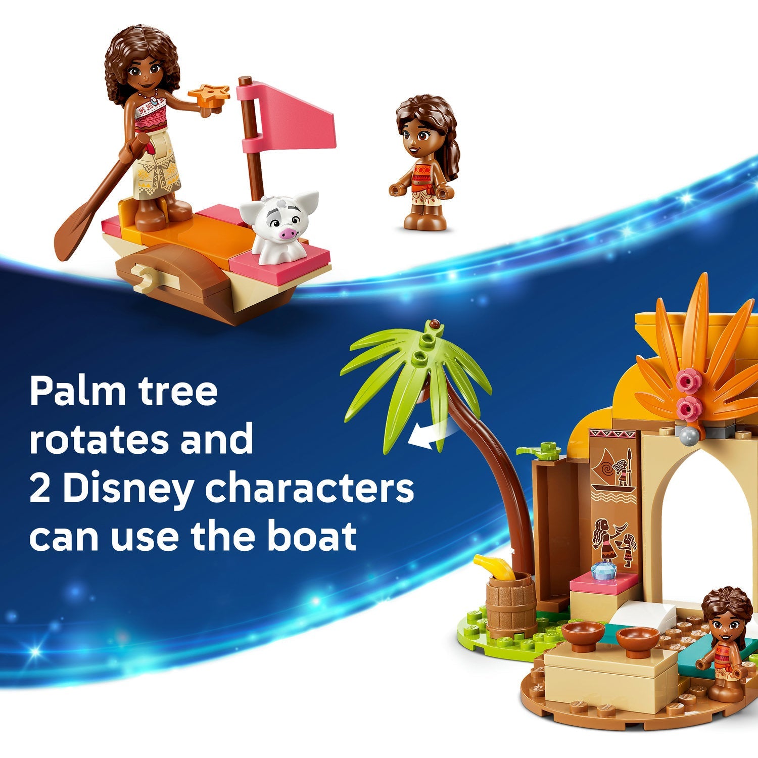 LEGO® ǀ Disney Moana Village House & Boat Building Toy 43282