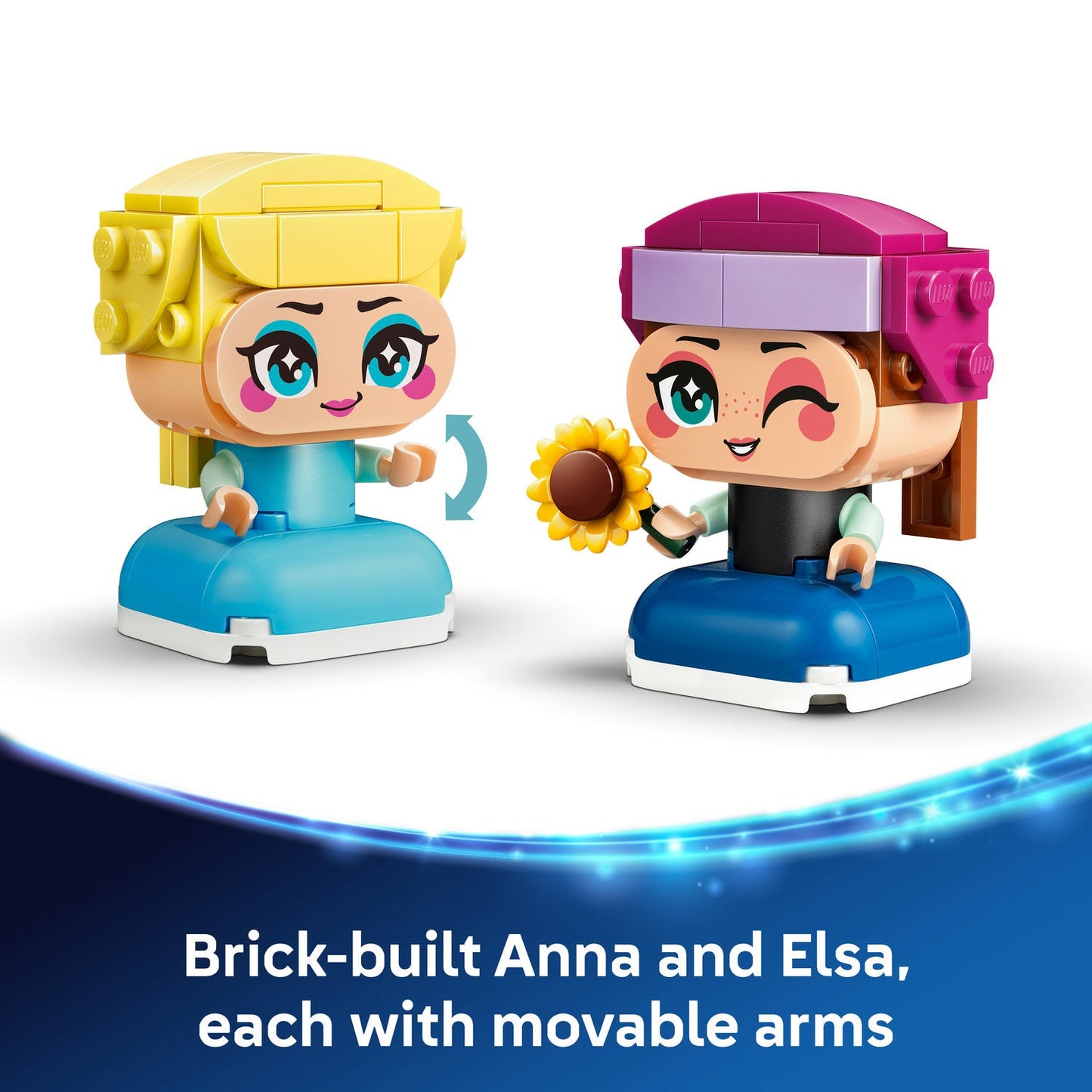 LEGO® ǀ Disney Frozen Mini Anna & Elsa Building Toy 43284