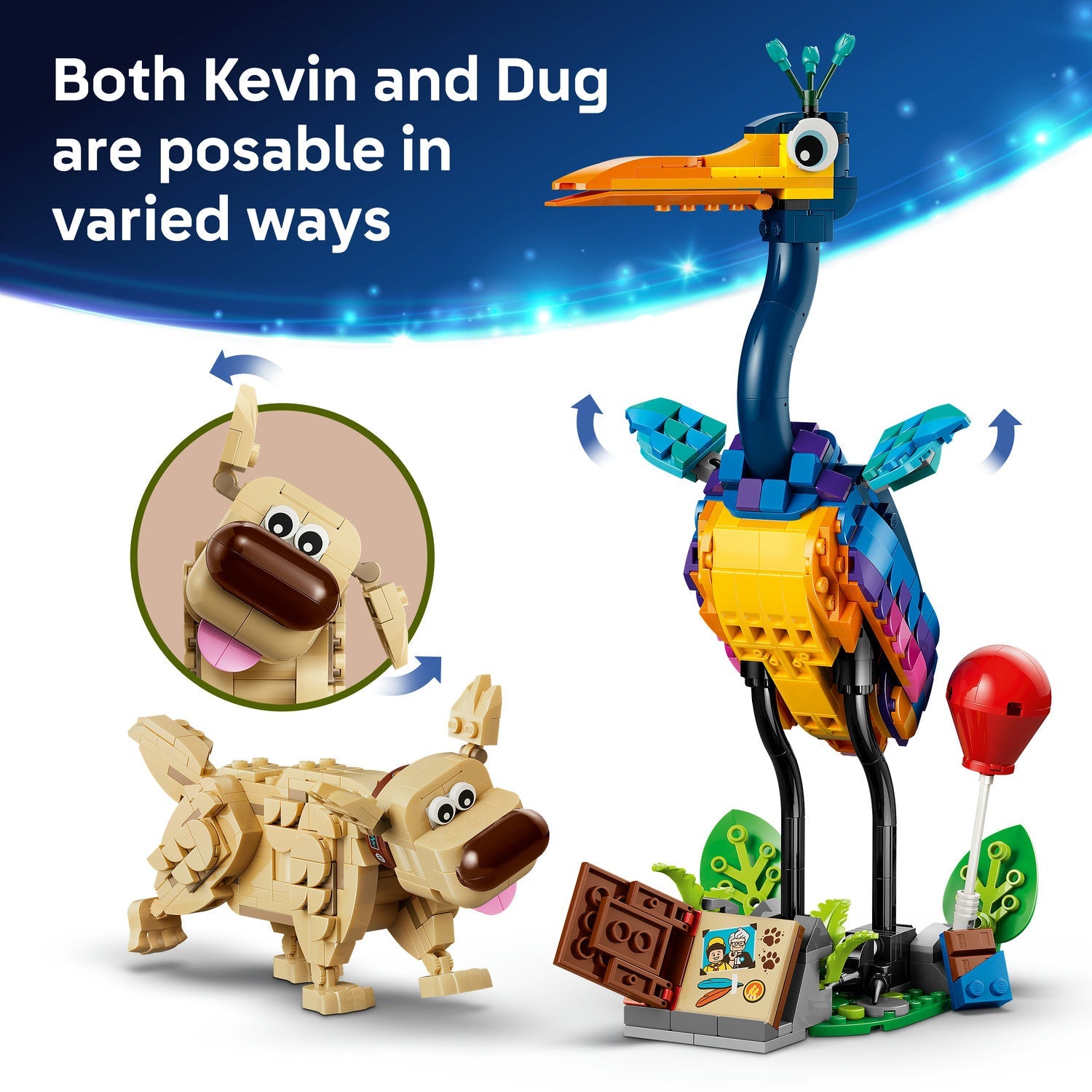 LEGO® ǀ Disney and Pixar Kevin & Dug Up Movie Building Set 43290