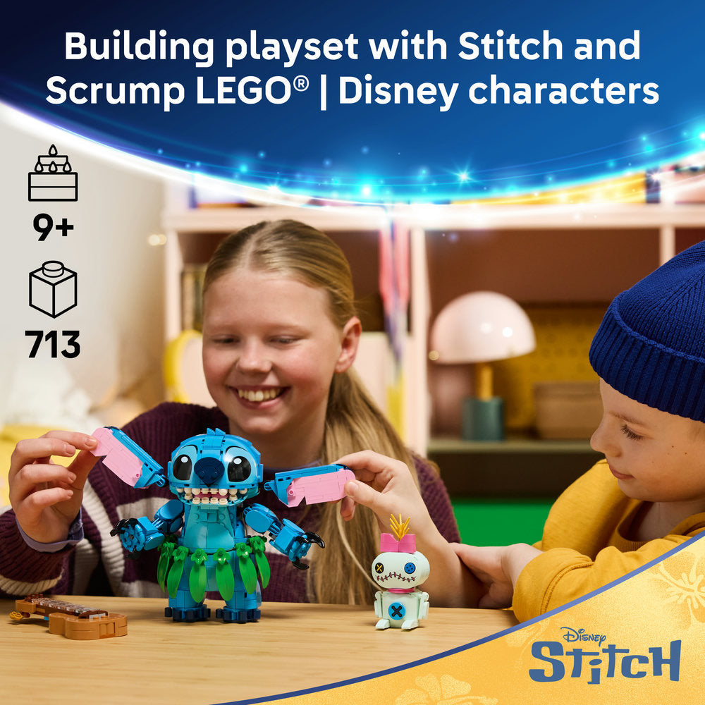 LEGO® | Disney Stitch & Scrump Building Set 43296