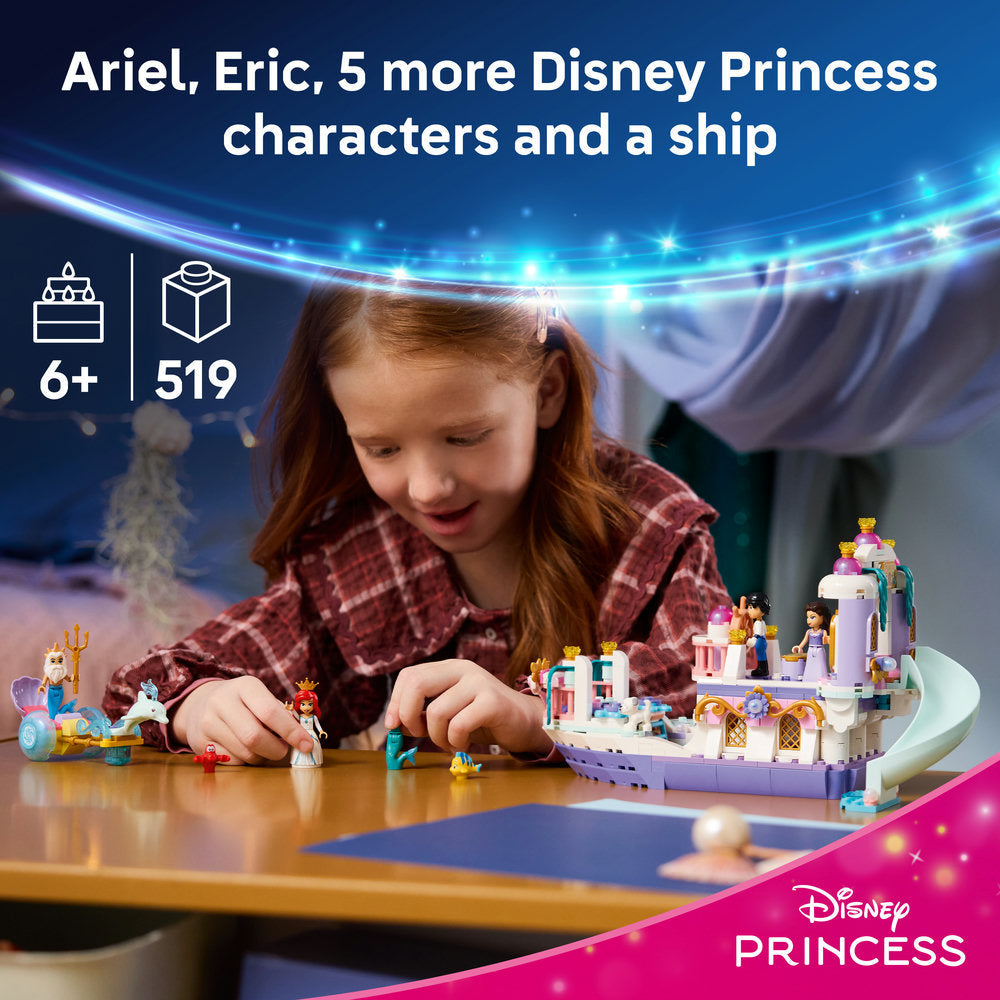 LEGO® ǀ Disney Princess Ariel’s Royal Wedding Boat 43299