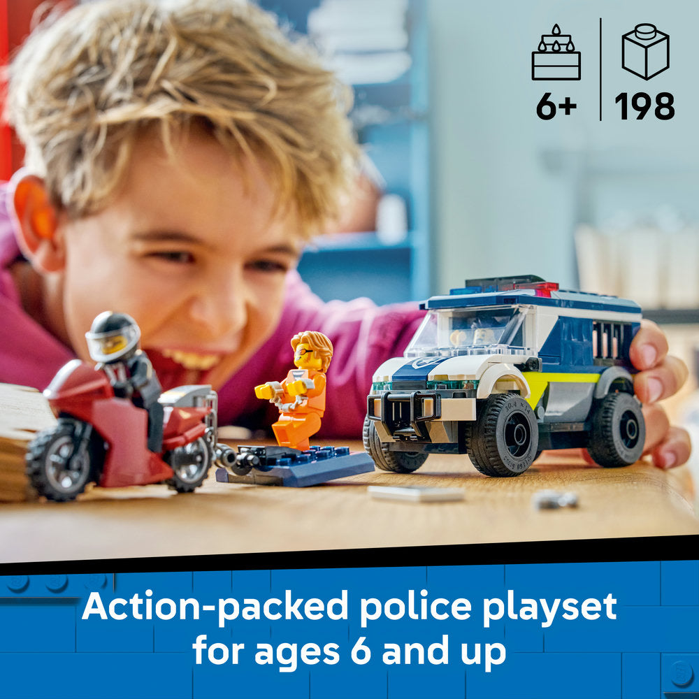 LEGO® City Police Prisoner Transport Van Building Toy 60479
