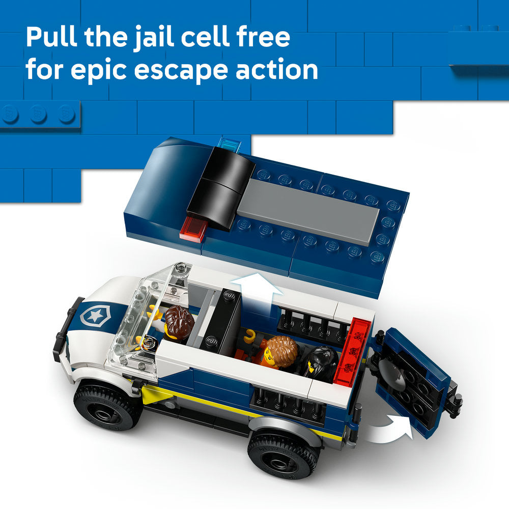 LEGO® City Police Prisoner Transport Van Building Toy 60479