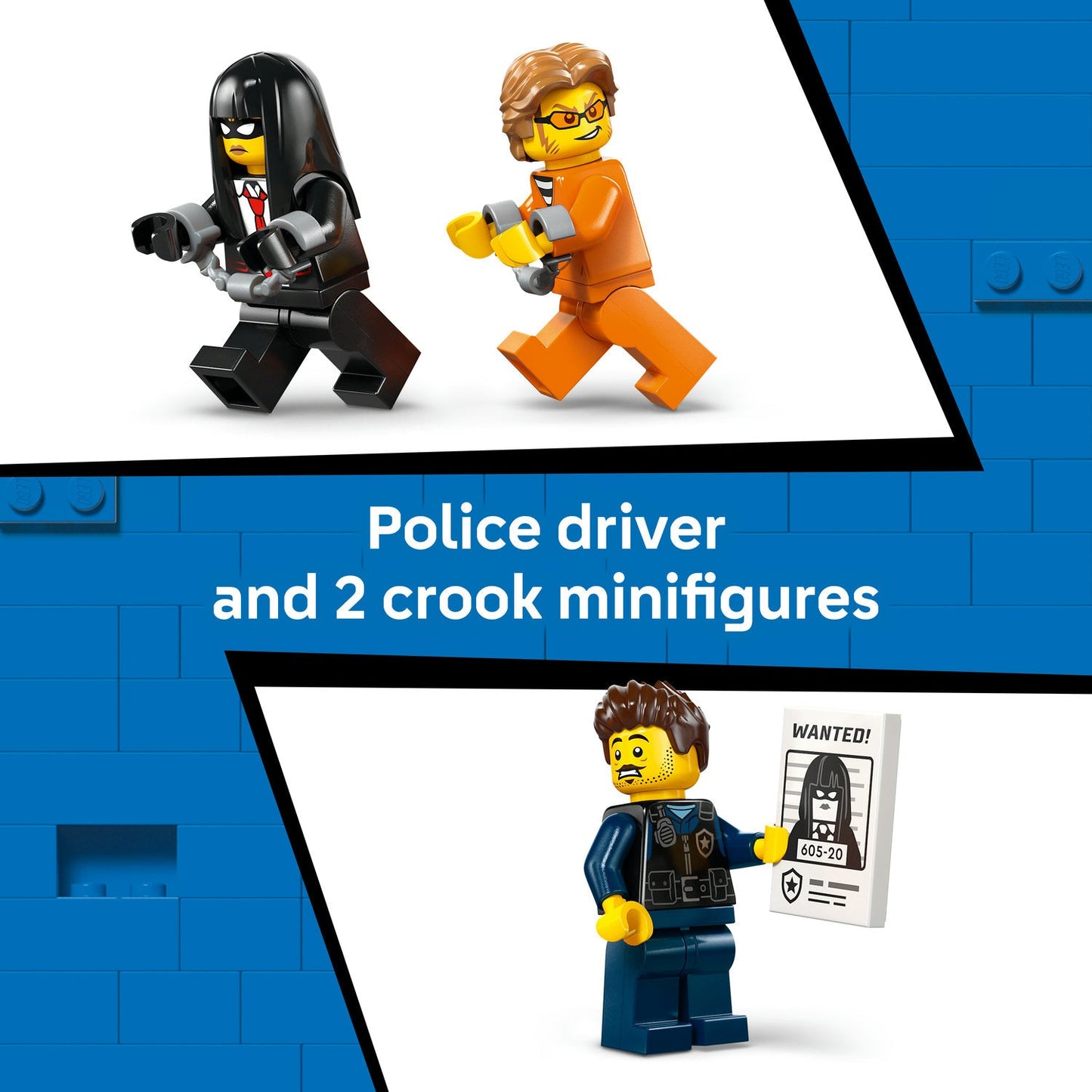 LEGO® City Police Prisoner Transport Van Building Toy 60479