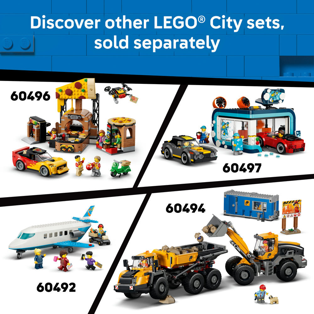 LEGO® City Yellow Backhoe Loader - Construction Toy 60480