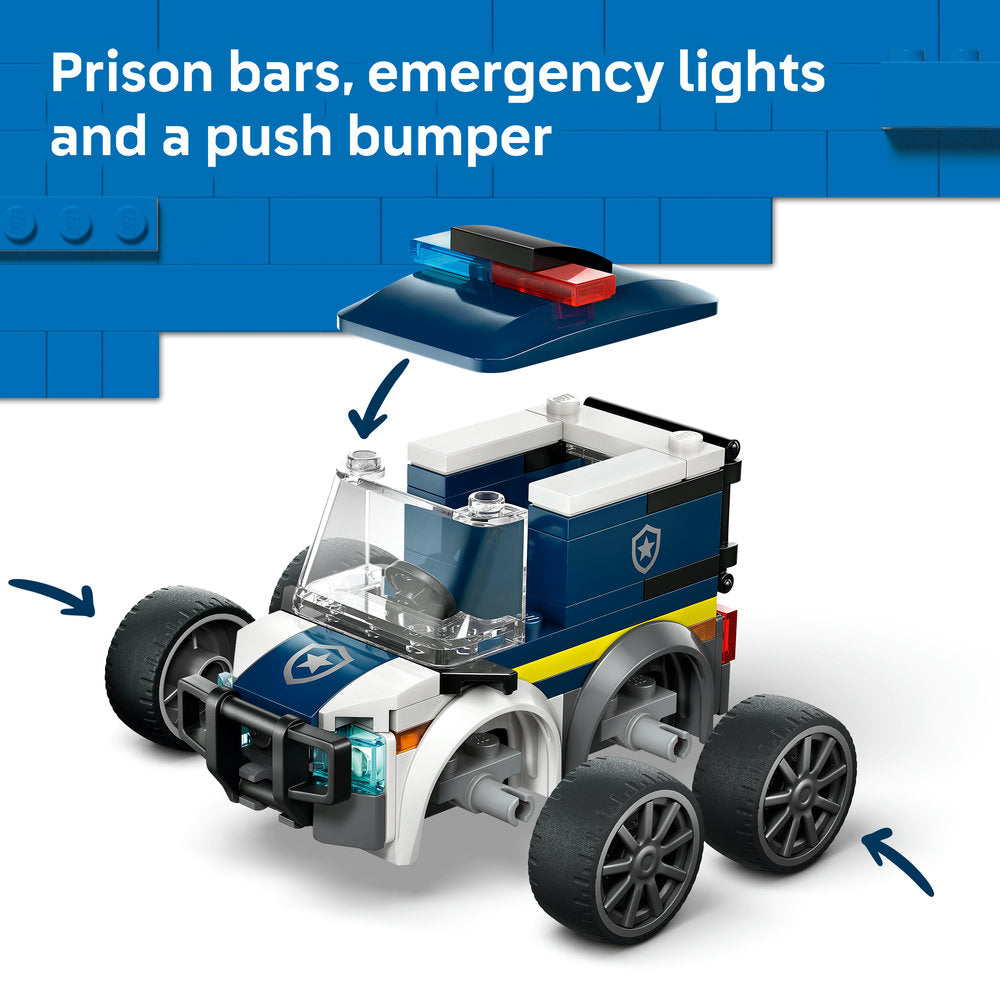 LEGO® City Rides – Police Truck Toy Building Set 60481
