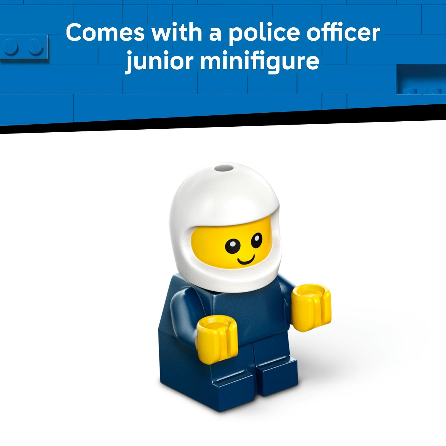 LEGO® City Rides – Police Truck Toy Building Set 60481