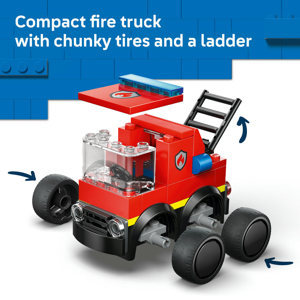 LEGO® City Rides – Fire Engine Toy Building Set 60482