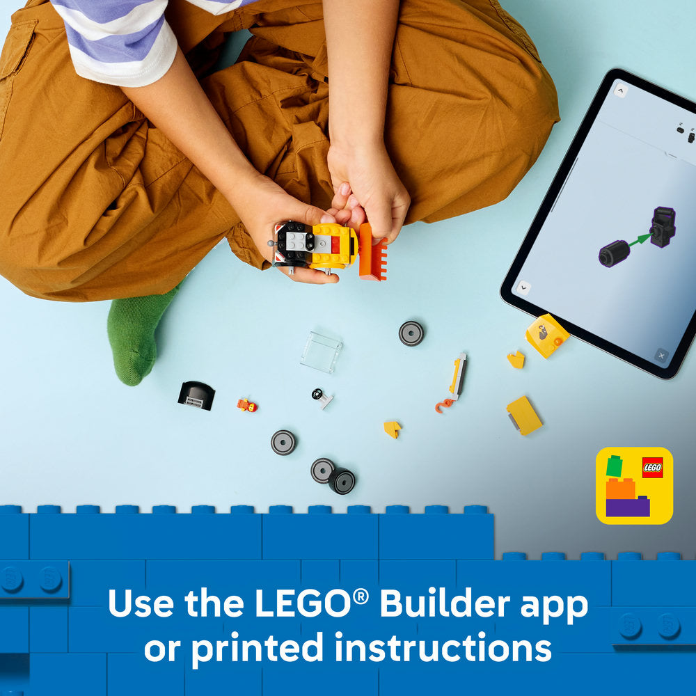 LEGO® City Rides – Construction Loader Toy Building Set 60483