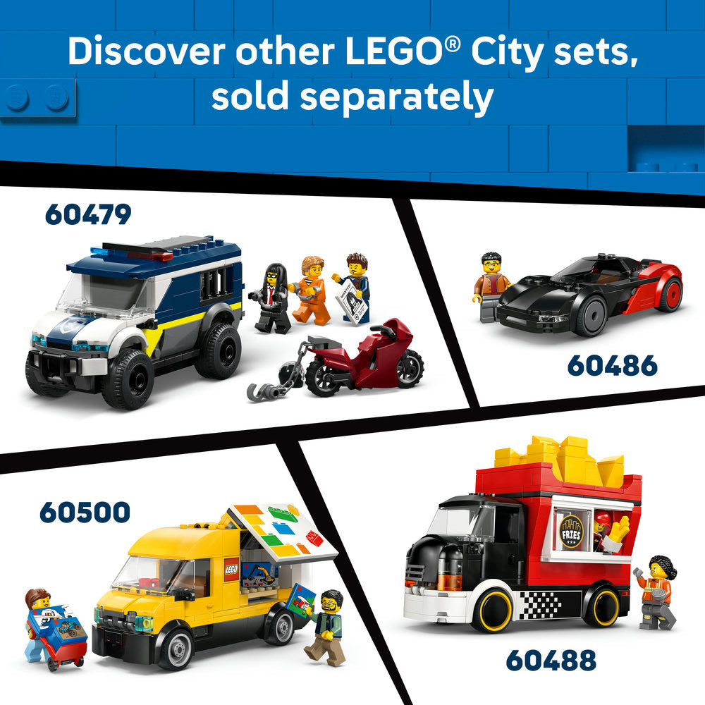 LEGO® City Hot Rod Race Car Building Toy and Minifigure 60485