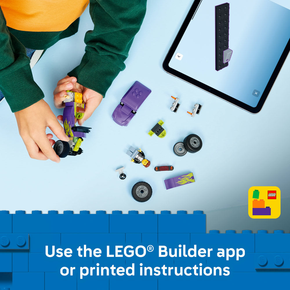 LEGO® City Hot Rod Race Car Building Toy and Minifigure 60485