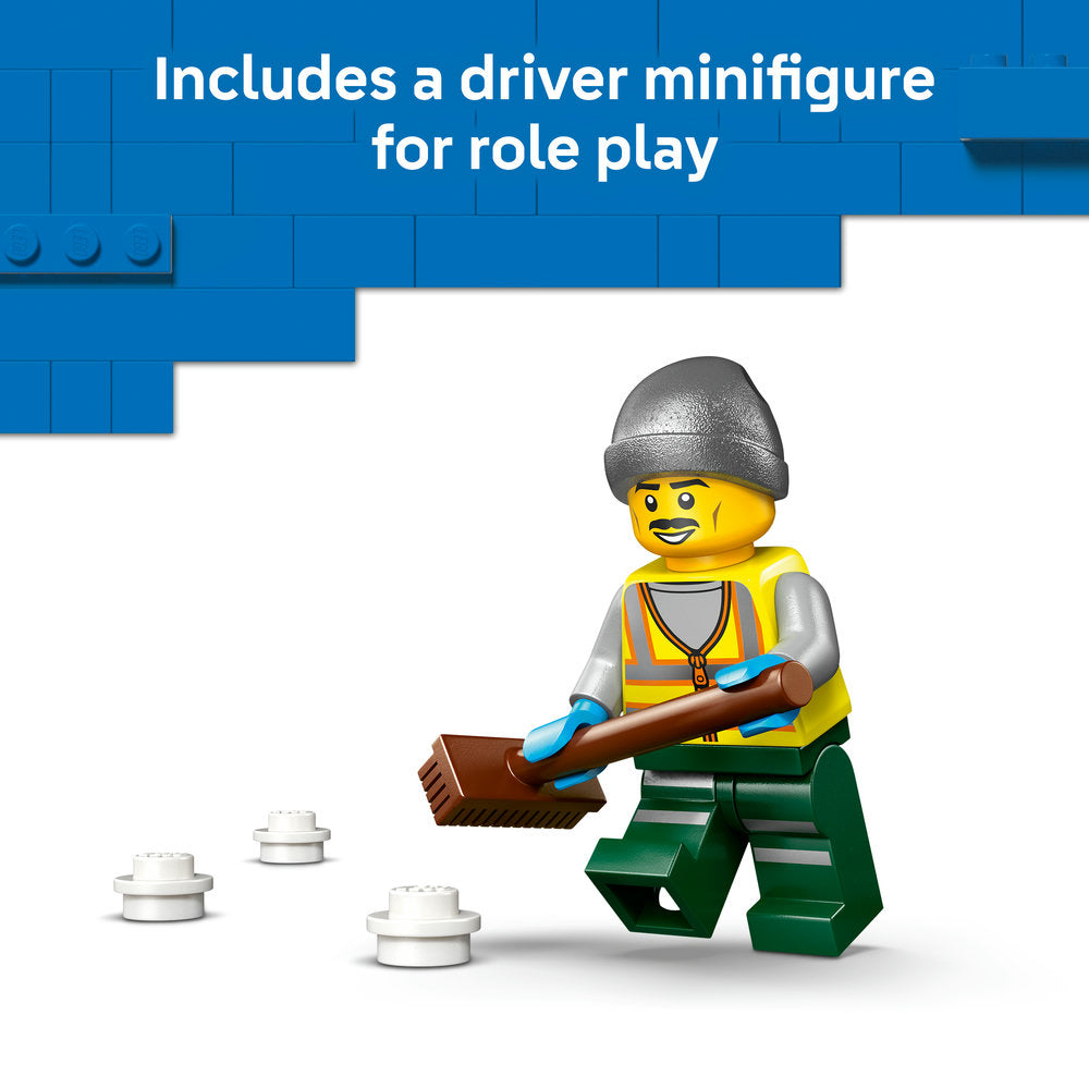 LEGO® City Snowplough Truck Toy Vehicle with Minifigure 60490