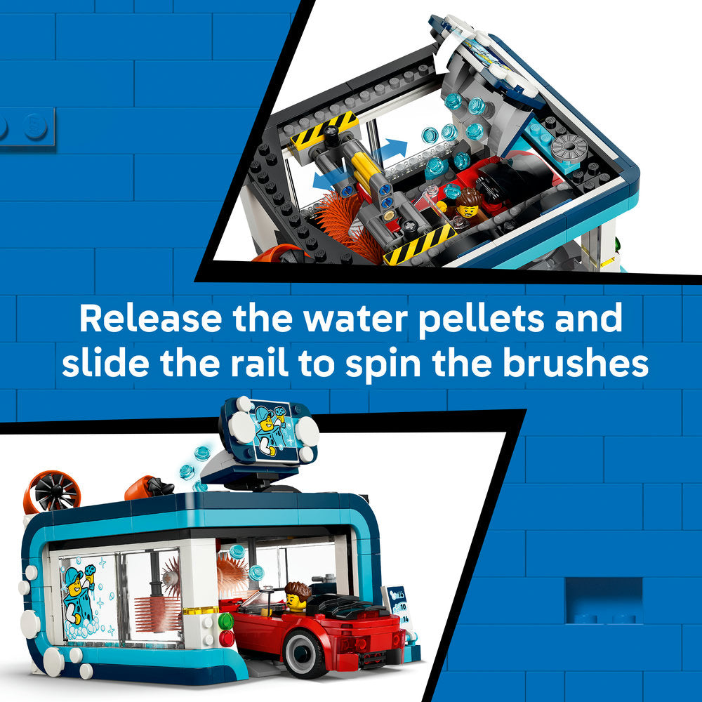 LEGO® City Drive-Through Car Wash - Building Kit 60497