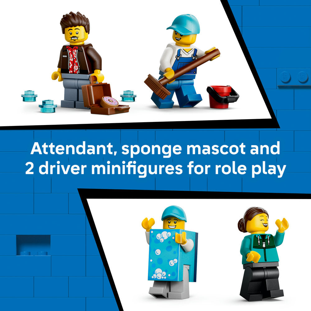 LEGO® City Drive-Through Car Wash - Building Kit 60497