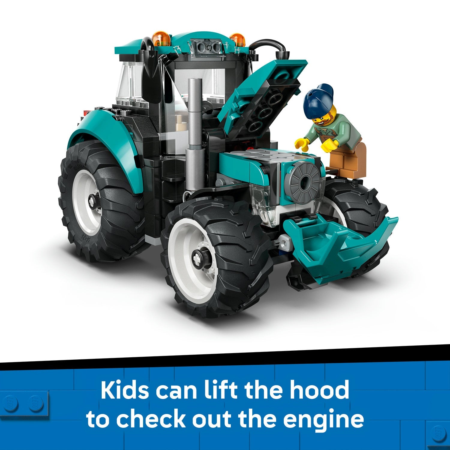 LEGO® City Tractor Farm Toy Building Set and Minifigure 60498