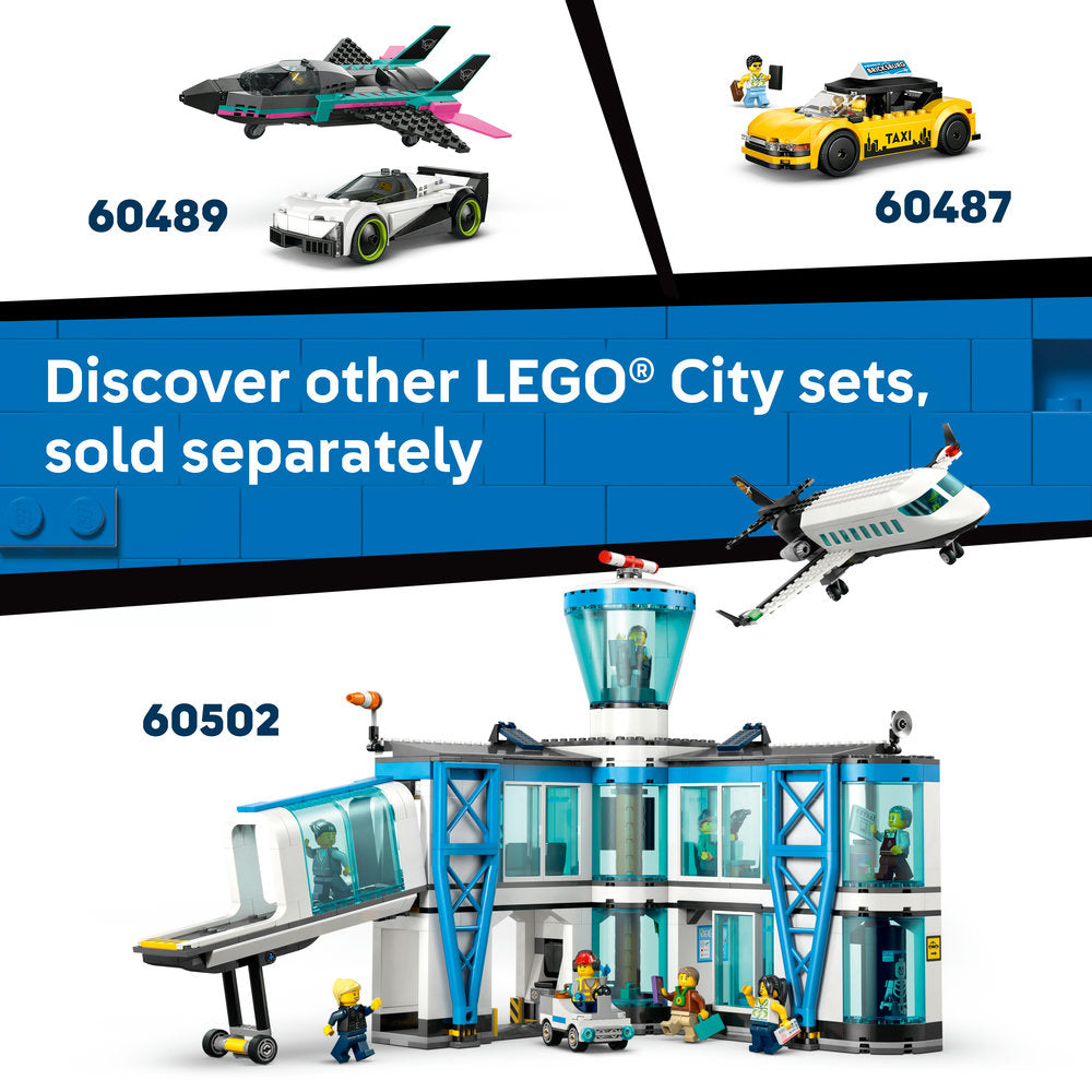 LEGO® City Airport Fire Engine - Toy Truck Building Set 60499