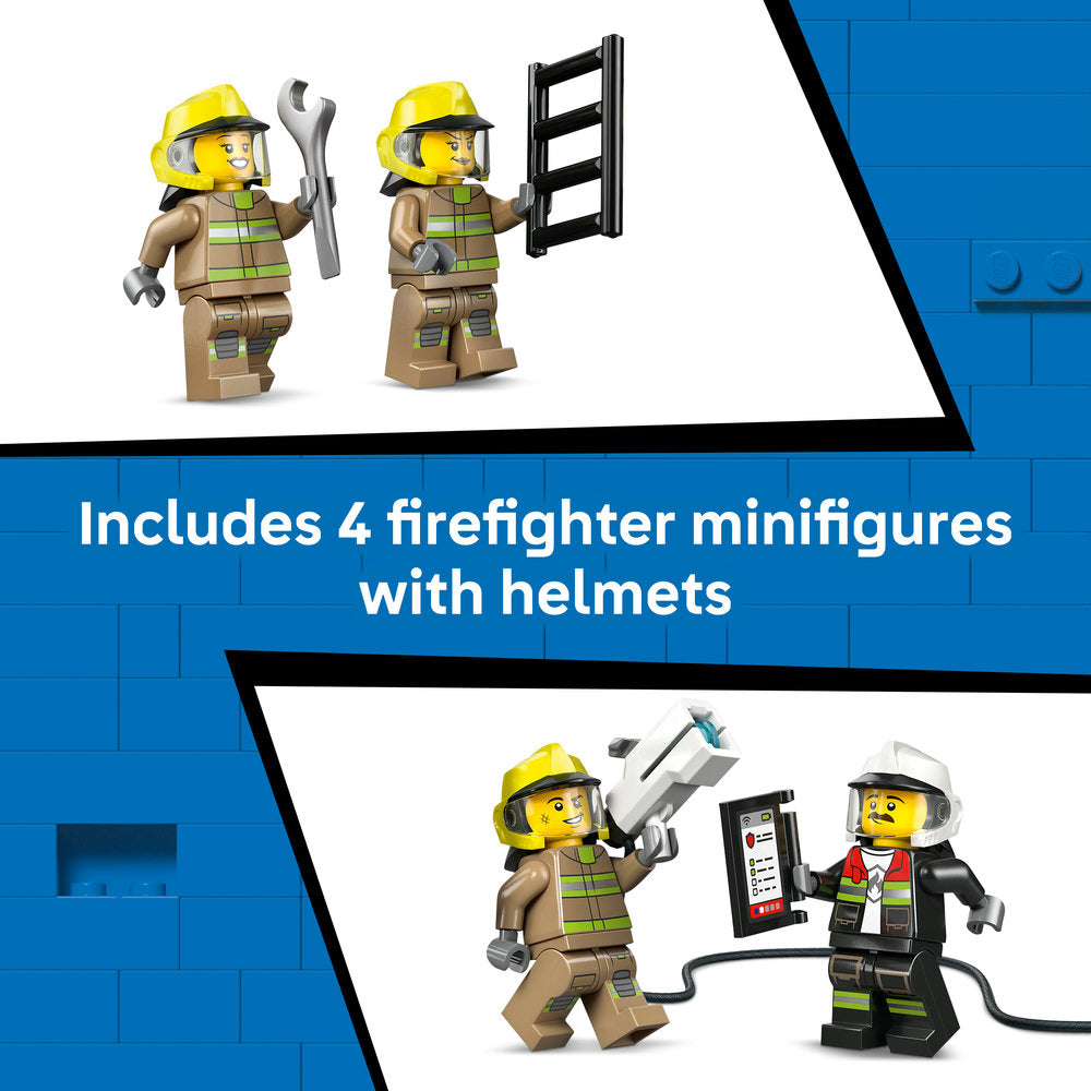 LEGO® City Airport Fire Engine - Toy Truck Building Set 60499