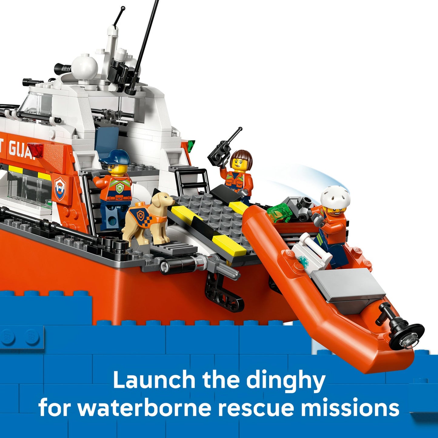 LEGO® City Coast Guard Rescue Boat & Helicopter Playset 60504