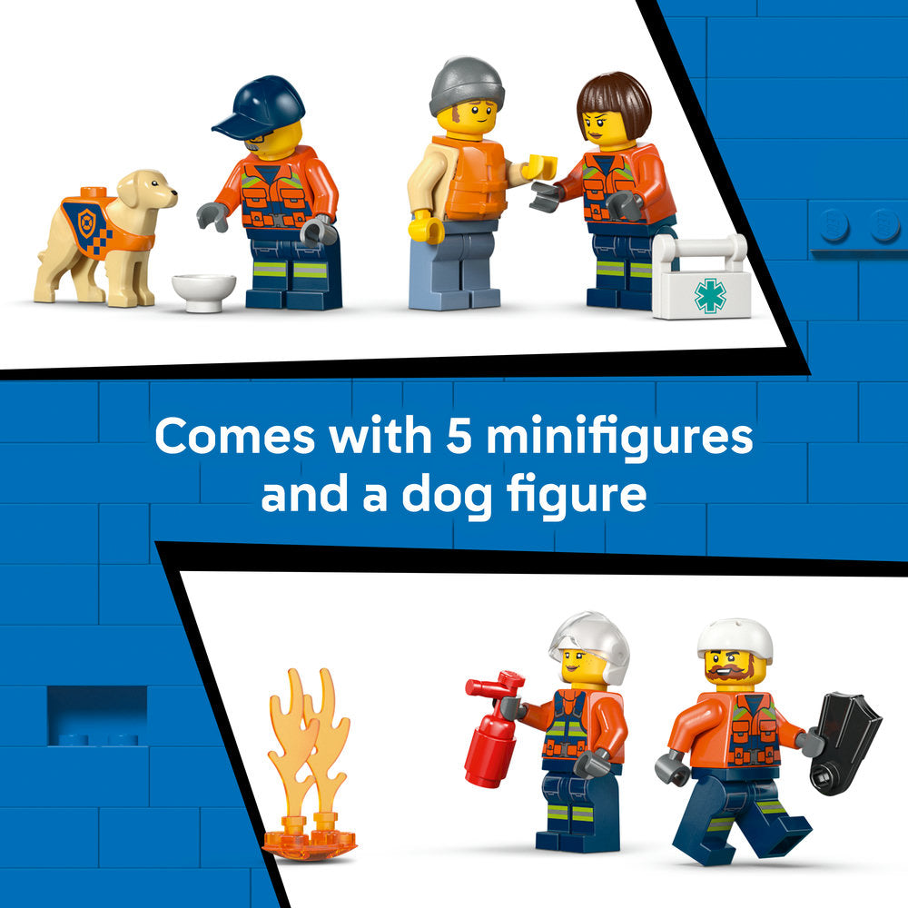 LEGO® City Coast Guard Rescue Boat & Helicopter Playset 60504