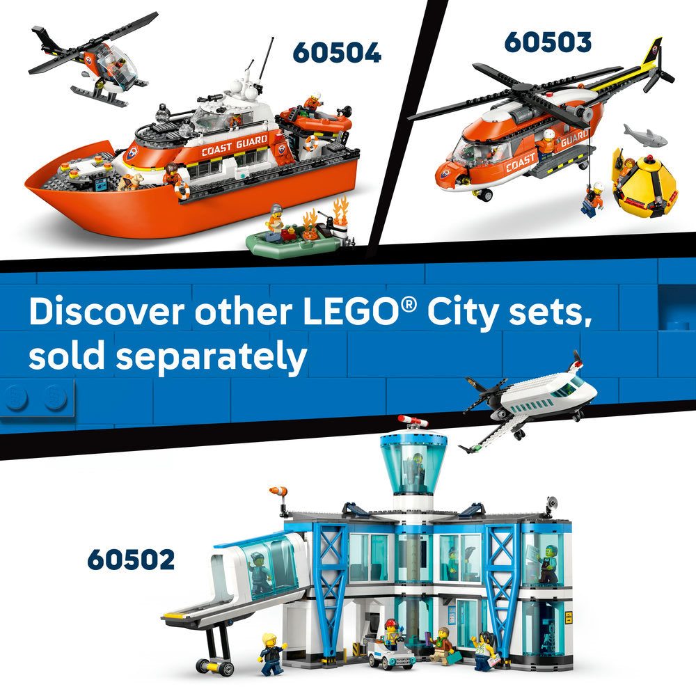 LEGO® City Airplane, Service Truck & Hovercraft Remix 60505